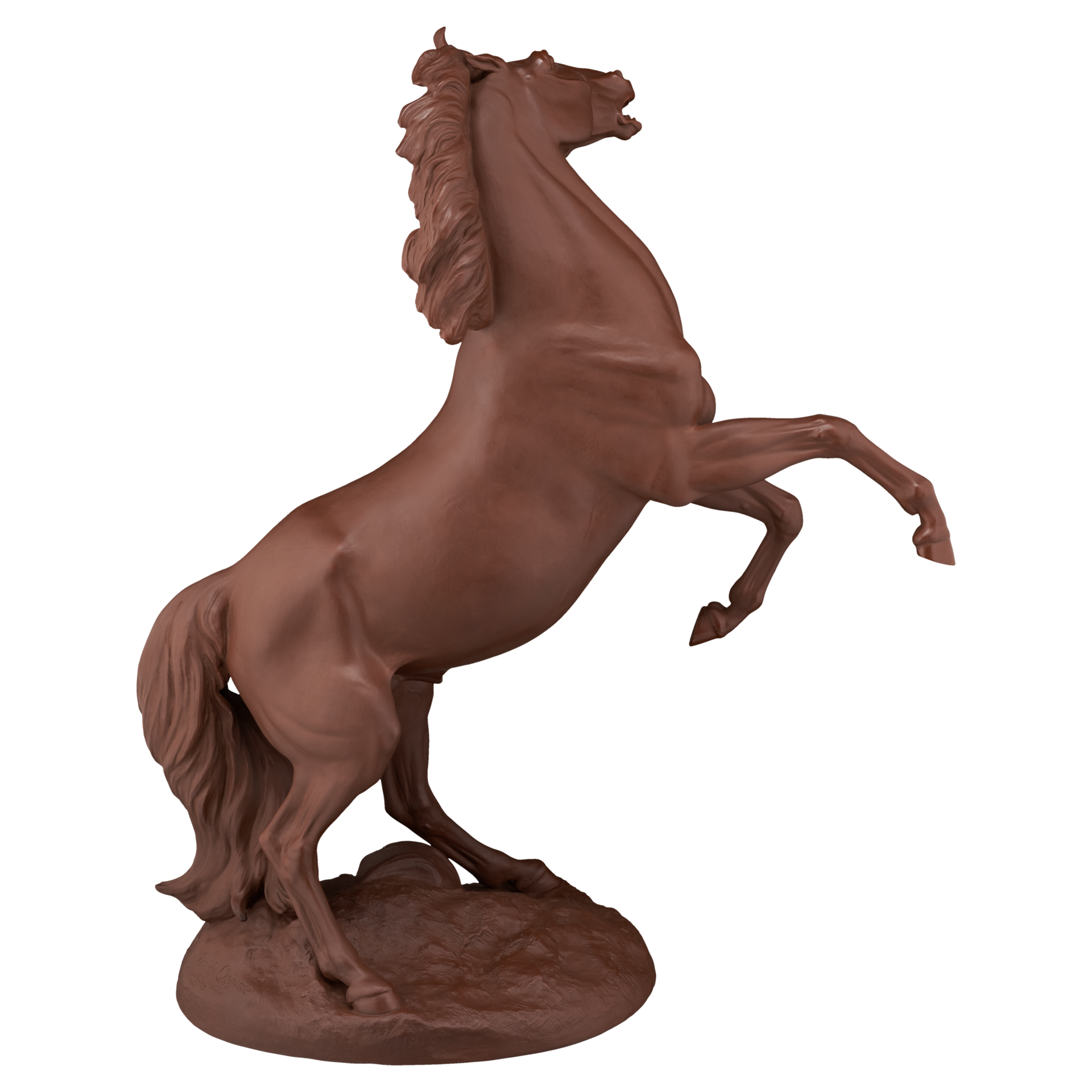 SINGLE FIGURINE HORSE NAMED MAESTOSO, BOETTGER STONEWARE