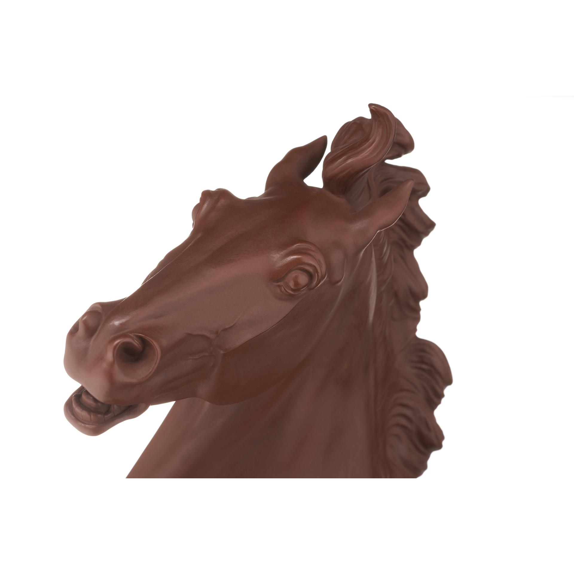 SINGLE FIGURINE HORSE NAMED MAESTOSO, BOETTGER STONEWARE