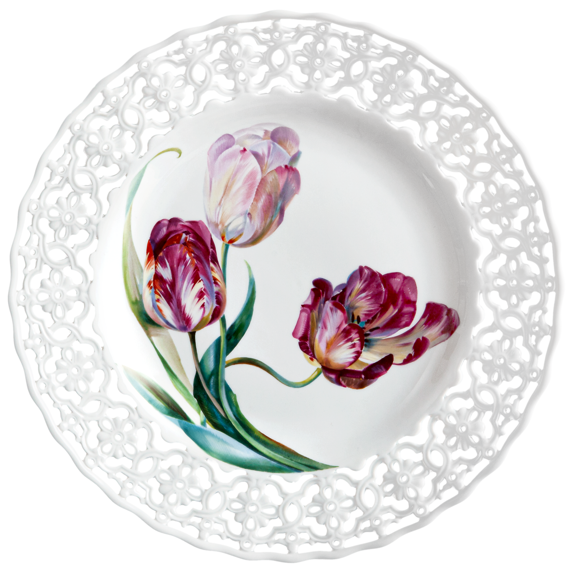 LIMITED EDITION WALL PLATE, TULIPS