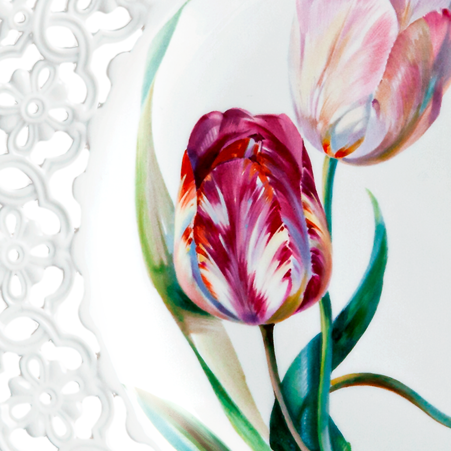 LIMITED EDITION WALL PLATE, TULIPS