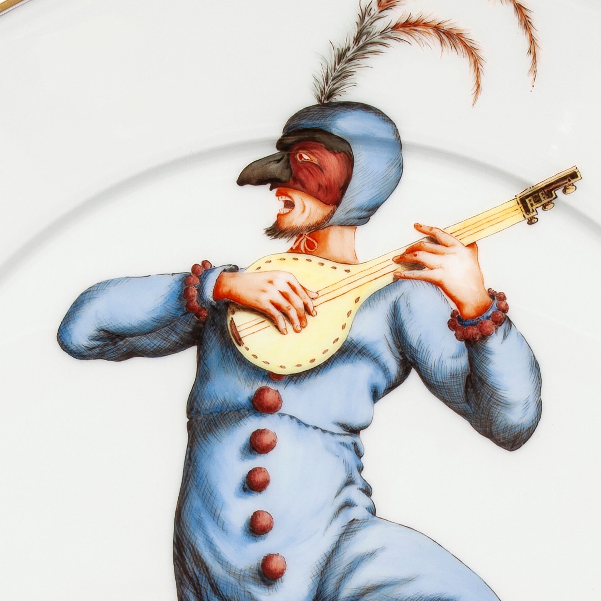 LIMITED EDITION 2021 WALL PLATE, COMMEDIA DELL' ARTE, COVIELLO