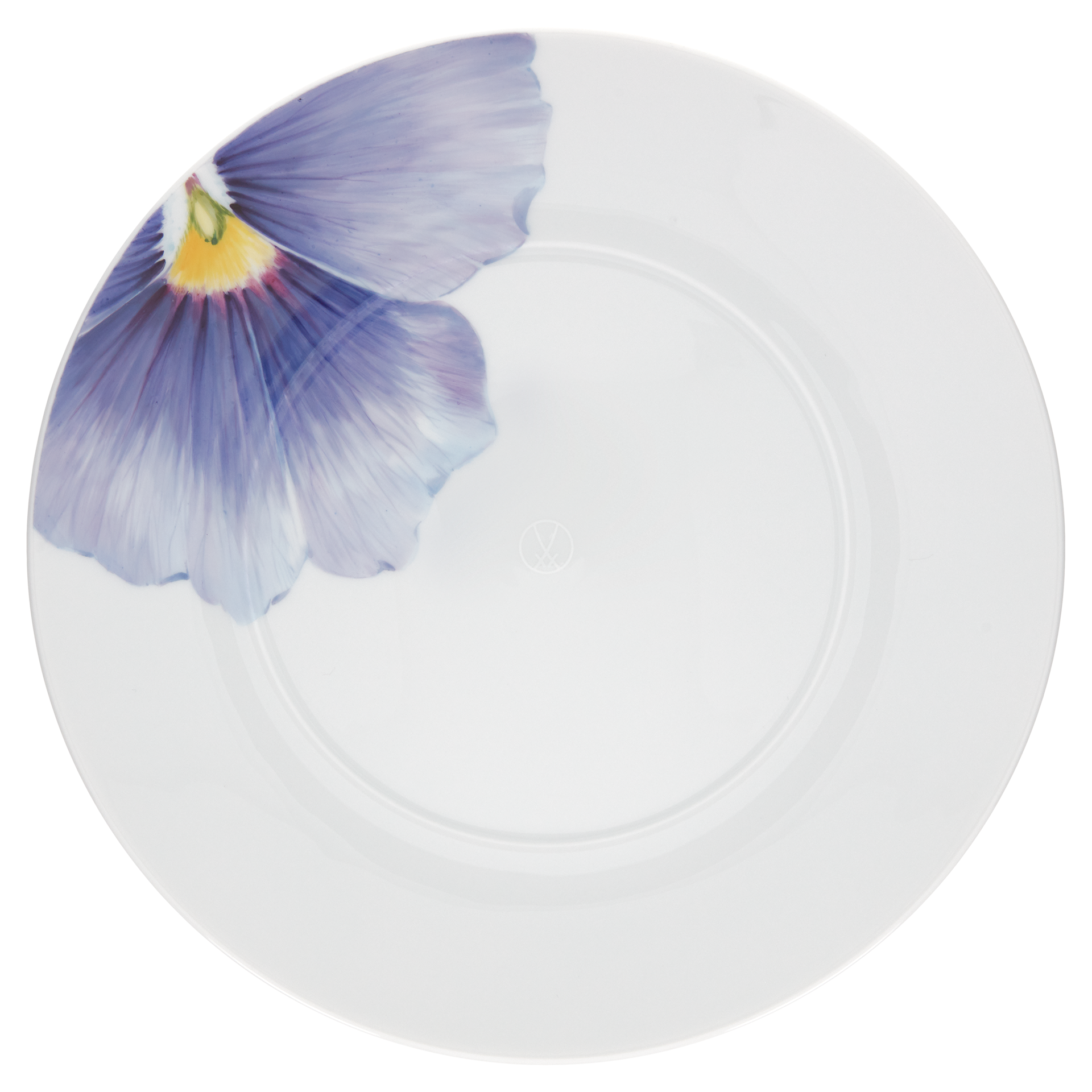 MEISSEN® COSMOPOLITAN GIANT BLOOM DINNER PLATE, PANSY