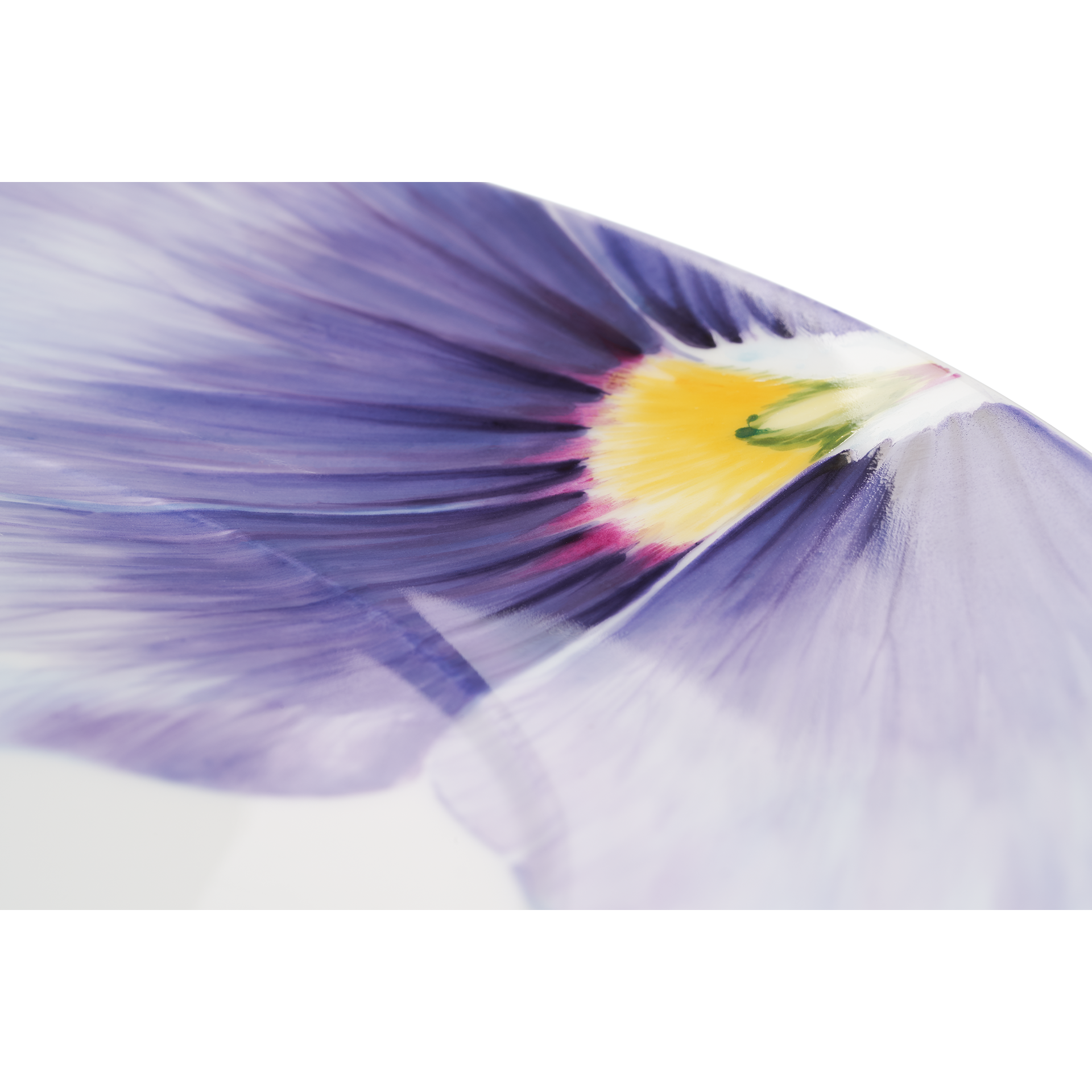 MEISSEN® COSMOPOLITAN GIANT BLOOM DINNER PLATE, PANSY
