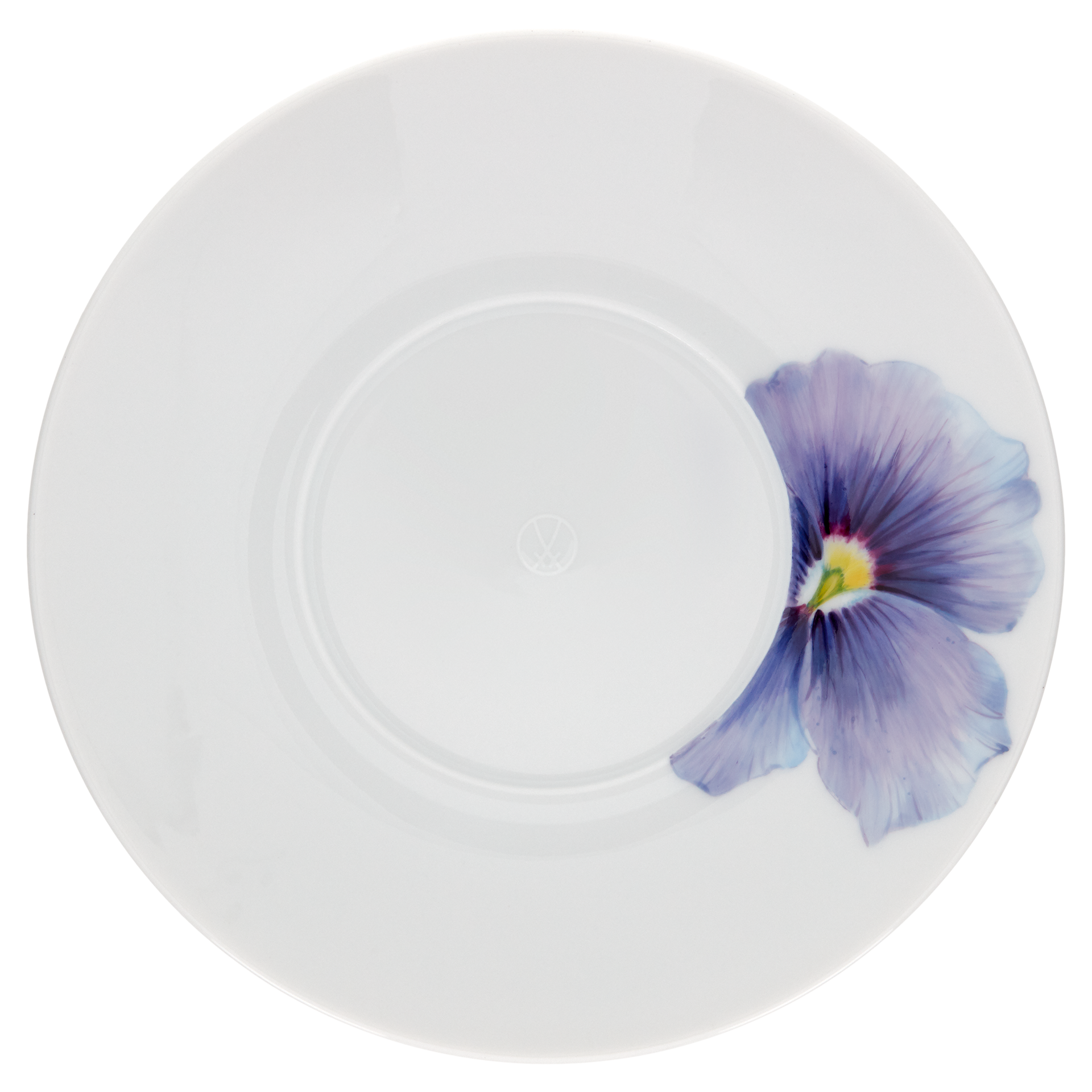 MEISSEN® COSMOPOLITAN GIANT BLOOM COFFEE CUP & SAUCER, PANSY