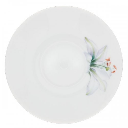 MEISSEN® COSMOPOLITAN GIANT BLOOM ESPRESSO SAUCER, LILY