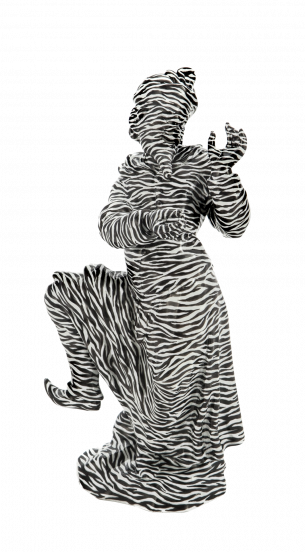 MEISSEN ATELIER JAPANESE ZEBRA LOOK