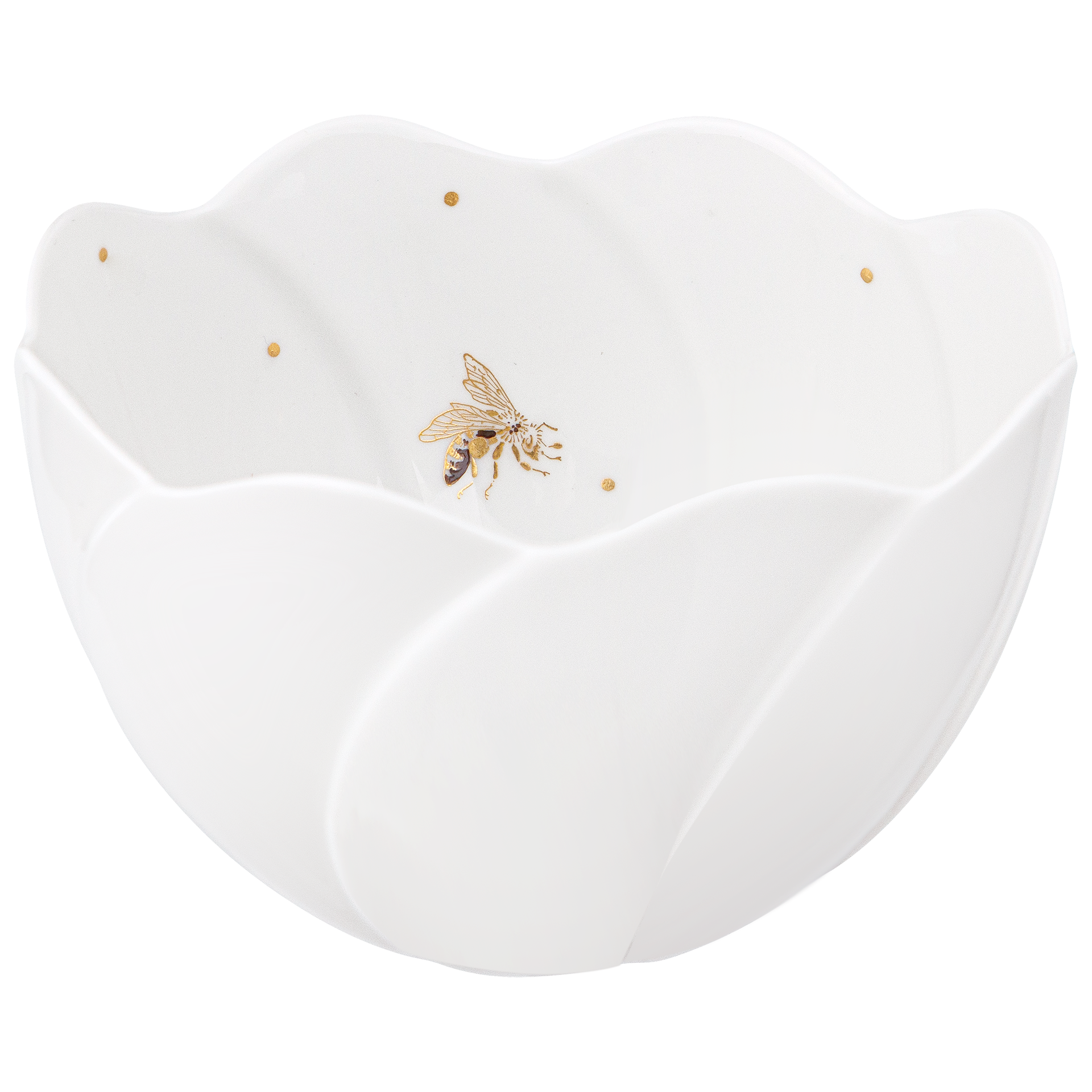 BEES WITH GOLDEN DOTS DISH