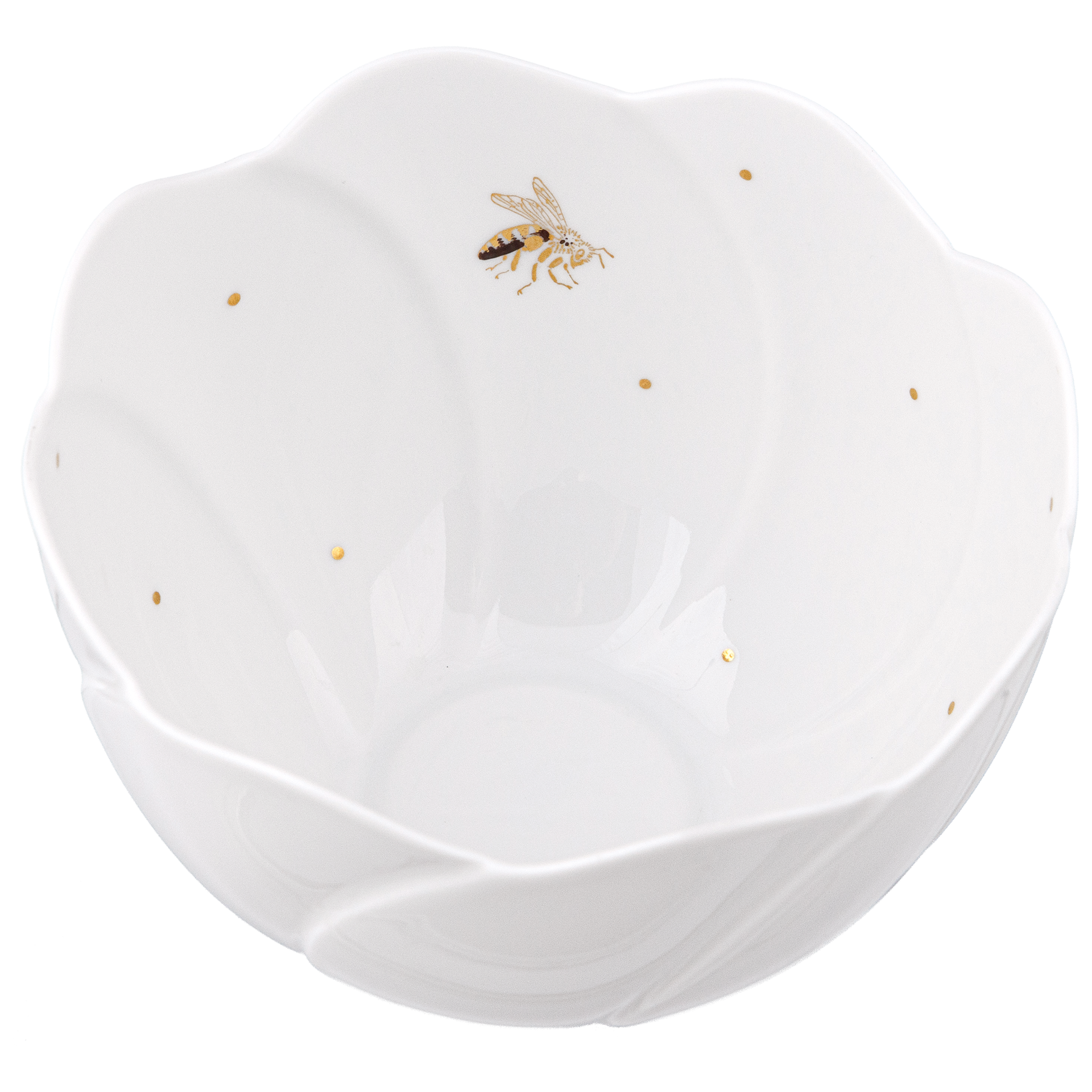 BEES WITH GOLDEN DOTS DISH