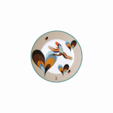 MEISSEN COLLAGE LOVE BIRDS BREAD- & BUTTER PLATE
