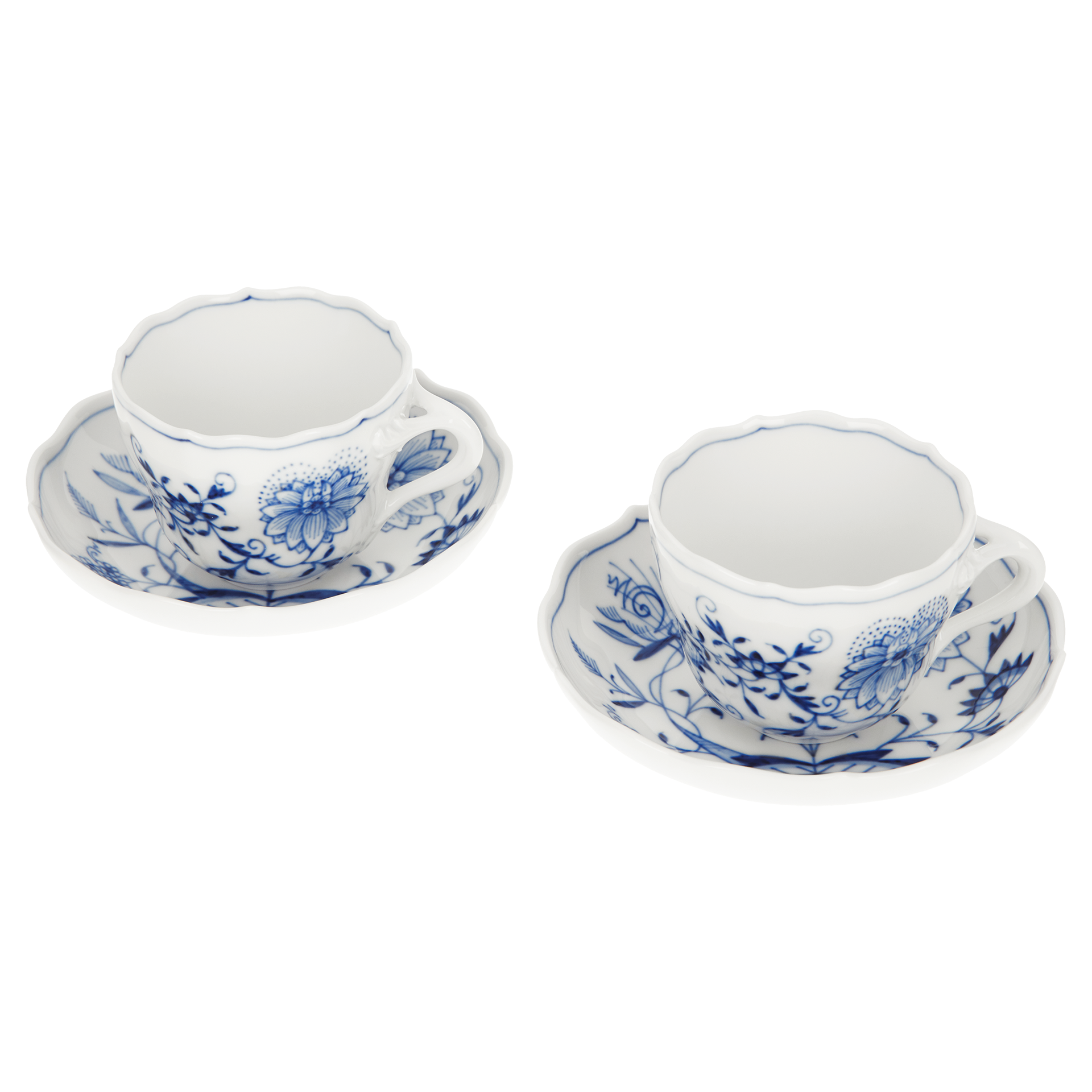 NEW CUTOUT ONION PATTERN ESPRESSO SET