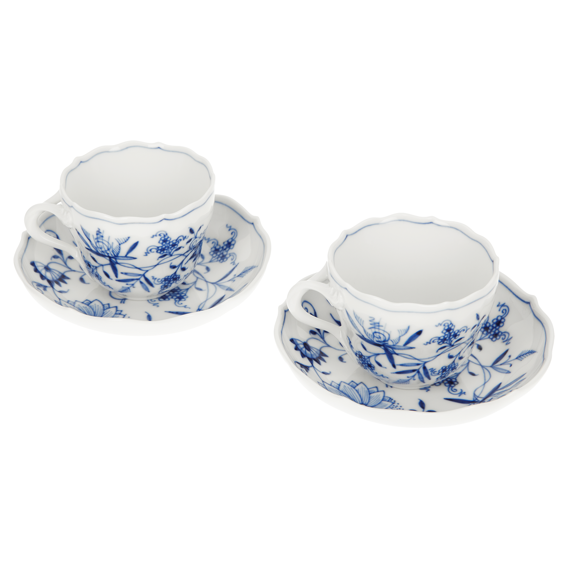 NEW CUTOUT ONION PATTERN ESPRESSO SET