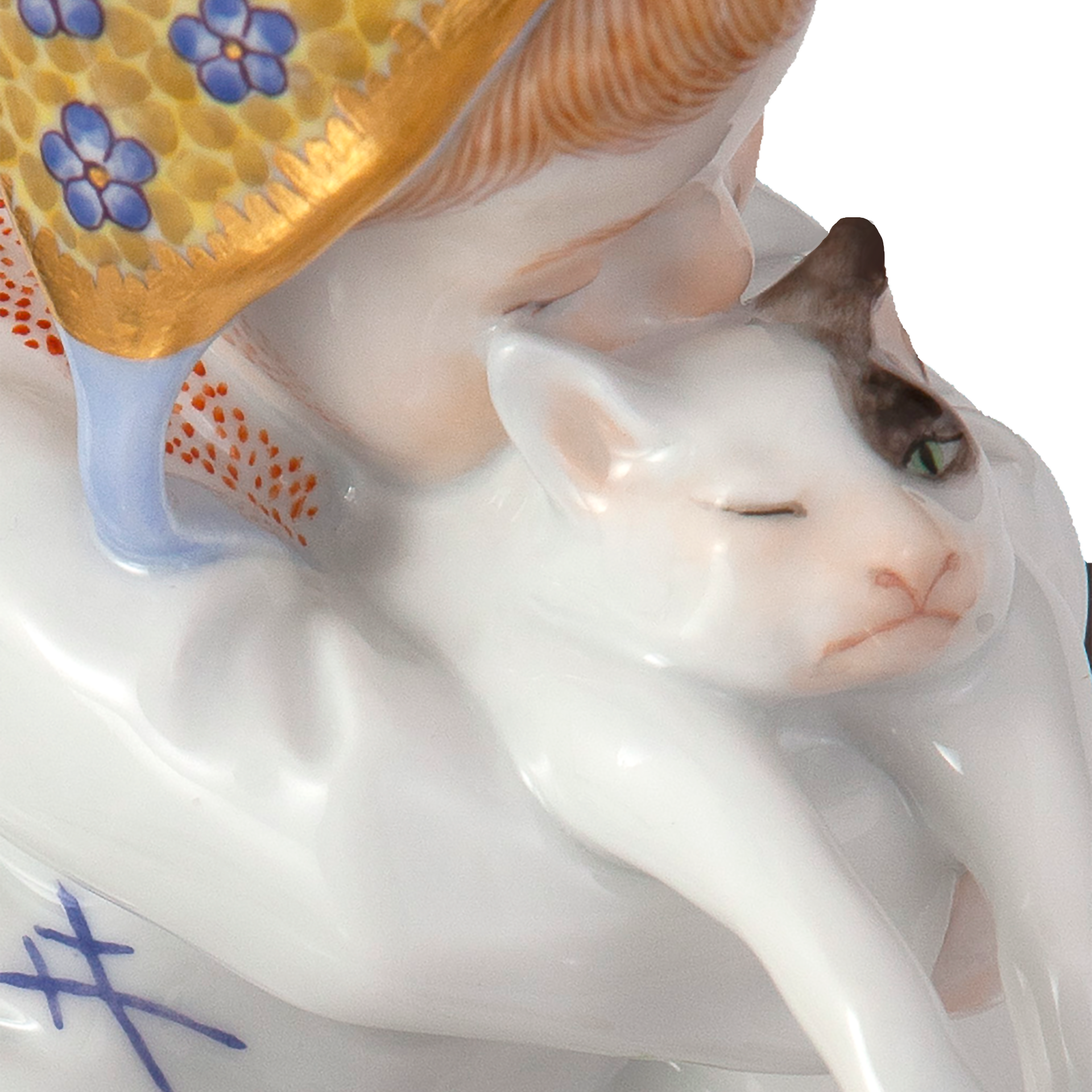 고양이와 함께 있는 아이 피규린(스워드)