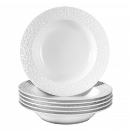 WEDDING SET N°41 ROYAL BLOSSOM SALAD- & PASTA PLATE SET