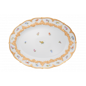 [Royal B&X B Form] Gold Oval Platter