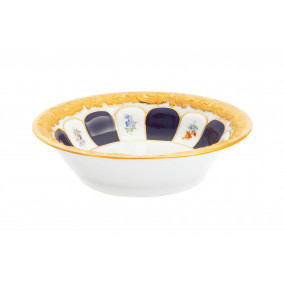 [Royal B&X X form,royal blue/gold] Dessert bowl