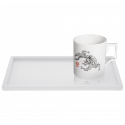 HOME OFFICE SET MUG MING DRAGON AND PLATTER COSMOPOLITAN