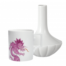 HOME OFFICE SET MUG MING DRAGON AND VASE LANDSCAPE