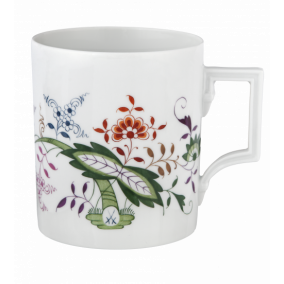 THE MEISSEN MUG COLLECTION MUG RAINBOW ONION PATTERN