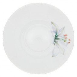 MEISSEN® COSMOPOLITAN GIANT BLOOM COFFEE SAUCER,