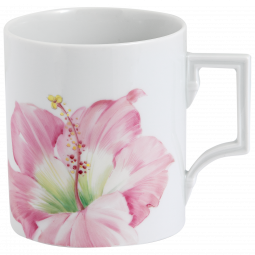 THE MEISSEN MUG COLLECTION MUG GIANT BLOOM HIBISCUS