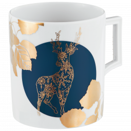 THE MEISSEN MUG COLLECTION MUG DEER, BLUE