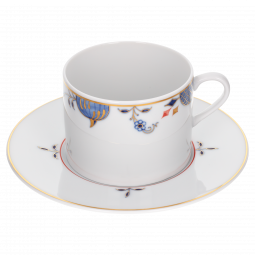 N°41 NOBLE BLUE COFFEE CUP & SAUCER