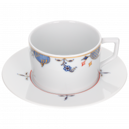 N°41 NOBLE BLUE COFFEE CUP & SAUCER