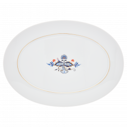 N°41 NOBLE BLUE PLATTER OVAL, LARGE