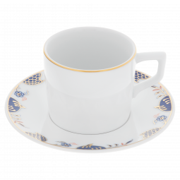 N°41 NOBLE BLUE ESPRESSO CUP & SAUCER