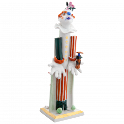 SINGLE FIGURINE CLOWN WITH MASQUERADE
