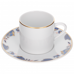 N°41 NOBLE BLUE ESPRESSO CUP & SAUCER